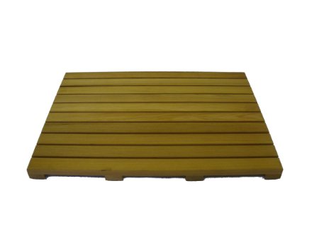 18" X 24" Rectangle Western Red Cedar Floor Mat with Interior Lacquer Finish 