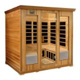4-Person Luxury Cedar Infrared Sauna