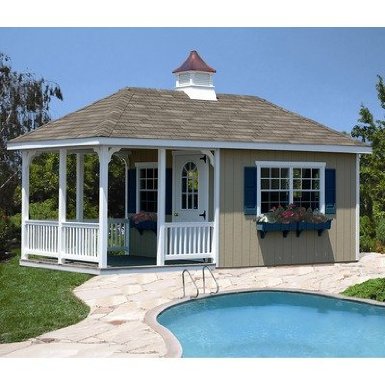  Pool House with Porch 